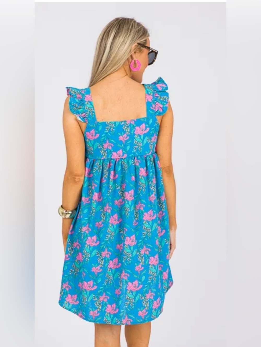 Evelyn Floral Babydoll, M - Picture 4 of 6